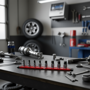 234 1/2 X Se8 Socket <b>Set</b> 8 <b>Pc</b> Metric Ratchet Tool Kit For Automotive Repair - Product Image 3