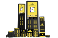 Nuevas tendencias 2024 ENTRADA DE CC portátil 5000 mAh 8 ranuras estación de carga compartir banco de energía Estación de alquiler cargador teléfono móvil
