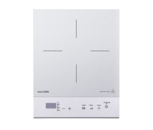 Venpole unique cuisinière à <span class=keywords><strong>induction</strong></span> table de cuisson table de cuisson à usage domestique 2100W VP1-21F blanc couleur Biseauté panneau tactile - Product Image 5