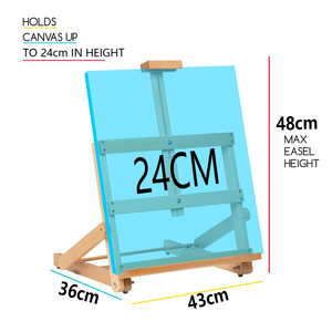 <span class=keywords><strong>Chevalet</strong></span> de table de studio Foska de taille moyenne robuste <span class=keywords><strong>avec</strong></span> une barre de guidage réglable pour 4 réglages d'angle instantanés - Product Image 2