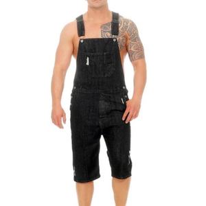 Top Quality Custom <b>Mens</b> Summer Short <b>Denim</b> <b>Overalls</b> Fashion Ripped <b>Denim</b> Jeans Distressed Male Jean <b>Overalls</b> - Product Image 2