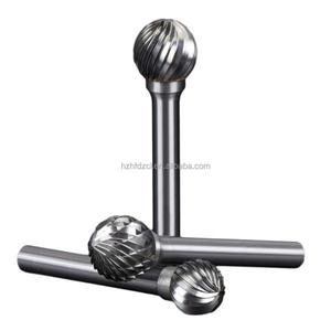 Fresa Rotativa Esférica Tipo D de Corte Simple/Doble para Pulir, Desbarbar y Cortar - Product Image 1