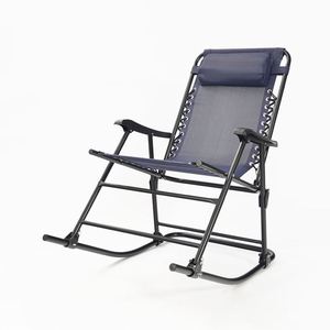 Factory-direct Outdoor Garden Leisure Rocking <b>Chair</b> <b>Office</b> Balcony Courtyard Nap Recliner Portable Folding <b>Chair</b> 600D Oxford - Product Image 3