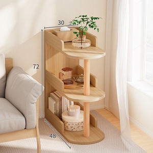 Chất Lượng Cao Mở Thấp Góc Tủ Sách 2-4 Tier Thường Vụ Lưu Trữ Cho Sách Cho Nhà Trường Ăn Uống Đồ Nội Thất Phòng Khách - Product Image 3