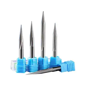 YNCNC cnc end mills solid carbide indexable end cnc woodworking router bits  high hardness material milling