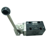 Vanne de commande directionnelle manuelle hydraulique Parker D1VL NG6 Cetop 3 350 bar 80 L/min 4 voies 3 positions, compatible avec D1VL