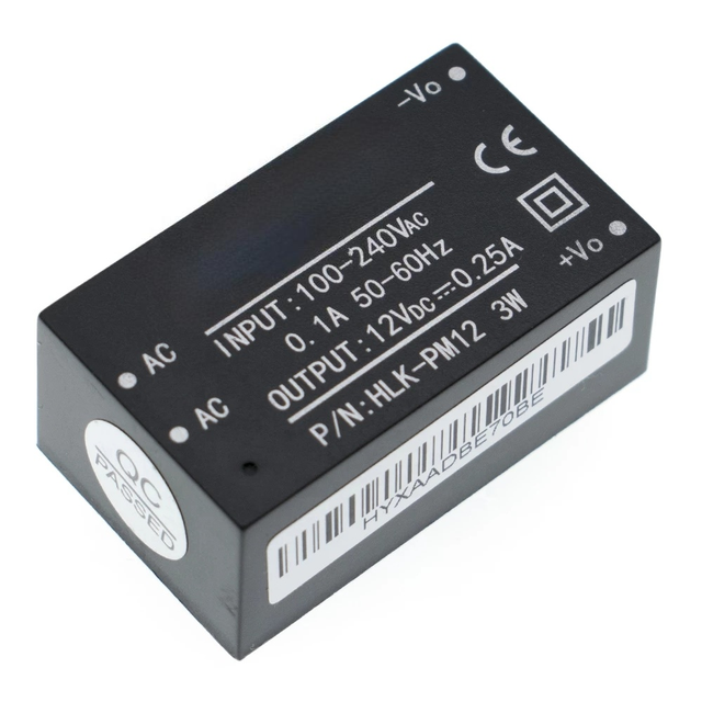 HLK-PM12 3W AC-DC 220v To 12V Step-Down Switching Power Supply Module Intelligent Household Switch Power Supply Module