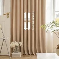 Série de rideaux en velours de haute qualité, matière première cachemire australien, vente en gros, couleur crème