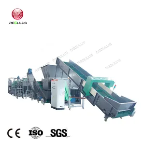 High Efficiency Waste Plastic PP PE Woven Bag Washing Recycling Line