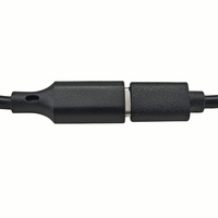 Kabel Pengisian Daya Tipe-C Pria-ke-Wanita yang Dapat Disesuaikan, Kabel Ekstensi Adaptor Audio-Video Transfer Data Smartphone-PC Model SJ-004