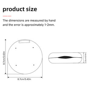 Étui <span class=keywords><strong>de</strong></span> protection buccale magnétique avec miroir Support <span class=keywords><strong>de</strong></span> <span class=keywords><strong>bain</strong></span> en silicone pour prothèse dentaire Boîte portable mince pour aligneur dentaire - Product Image 2