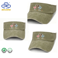 Gorras de Visera de Mezclilla Lavada Ajustables con Logotipo Bordado Personalizado de Primera Calidad para Deportes al Aire Libre Unisex