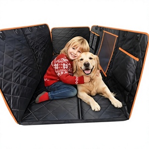 IBuddy Hunde-Autositzbezug mit Hartem Boden, Rücksitzverlängerung, <span class=keywords><strong>420LB</strong></span> Wasserdichte Hundehängematte, Schützt den Rücksitz, Leicht zu Reinigen, Hergestellt in China - Product Image 1