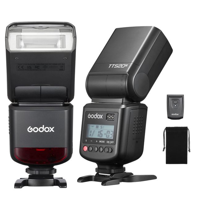 Godox TT520III Built-in 433MHz THINKLITE Universal Camera Flash Speedlite Wireless for Canon Nikon Pentax Olympus DSLR