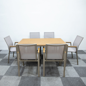 Ensemble <span class=keywords><strong>de</strong></span> table <span class=keywords><strong>et</strong></span> <span class=keywords><strong>de</strong></span> chaises <span class=keywords><strong>de</strong></span> balcon extérieur moderne <span class=keywords><strong>et</strong></span> durable pour <span class=keywords><strong>jardin</strong></span>, cour, hôtel - Product Image 3