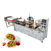 Máquina Automática para Hacer Tortillas, Pan Lavash y Conchas de Taco de Acero Inoxidable 304, con Calentamiento Ajustable y Capacidad de 900-2500 Piezas/Hora