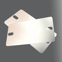 Étiquette de fil en aluminium anodisé de 2.875 "* 1.5" * 0.5mm, étiquette de câble, étiquette en métal de nom de câble