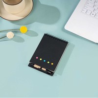 Pour Amazon A6 cahier combiné avec insertion de stylo Note autocollante à bille cahier à spirale à feuilles mobiles coffret cadeau d'affaires