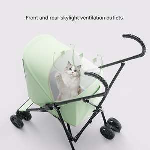 Açık yürüyüş taşıyıcı için <span class=keywords><strong>2025</strong></span> fabrika kompakt katlanabilir evcil hayvan arabası köpek kedi sepeti - Product Image 5