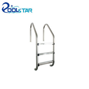 Escalera de <span class=keywords><strong>piscina</strong></span> de <span class=keywords><strong>acero</strong></span> inoxidable a bordo con 2/3/4/5 escalones Material ABS sobre el suelo Escaleras <span class=keywords><strong>Piscina</strong></span> Seguridad Accesorios para piscinas - Product Image 2