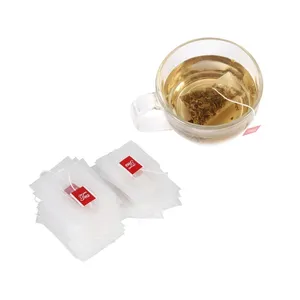 Custom gedrukt lege nylon piramide theezakjes lege thee filter bag voor verkoop