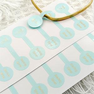 Etiquetas de precio de joyería personalizadas, rollo de etiqueta de precio de joyería autoadhesivo para anillo, pendiente, etiqueta de identificación de precio para pequeñas empresas - Product Image 3