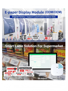 Etichetta Elettronica per Scaffali ad Alta Riflettanza, Display EPD da 1,3 Pollici, 189 DPI, SPI 24 Pin, Basso Consumo Energetico per Supermercati e Negozi di Alimentari - Product Image 6