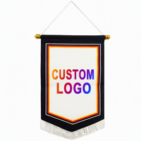 Drapeau de supporter de football miniature en tissu satiné avec impression numérique personnalisée double face TOTEMFLAG STF-PF MOQ