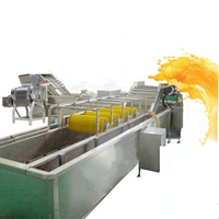 Gewei Levert Mango Abrikoos Perzik Puree Concentraat Verwerkingslijn Passievrucht Pulp Maken Machine