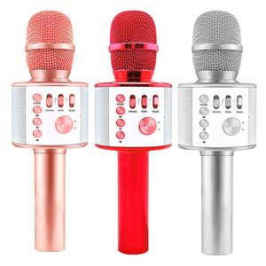 ไมโครโฟนไร้สายระดับพรีเมียม WS85 8 เครื่องเล่นเพลง KTV แบบพกพาสำหรับใช้ในบ้าน ลำโพงร้องเพลง - Product Image 6