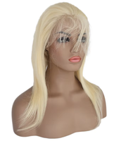 Perruque Bob Blonde 613, Dentelle Transparente HD 13x4, Densité 150%, Cheveux Humains Vierges Pré-Pluckés, Sans Colle, Prête à Porter