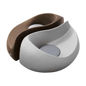 Thiết Kế Sáng Tạo Đồ Nội Thất Ngoài Trời Sợi Thủy Tinh Sân Vườn Băng Ghế Dự Bị 2 Chỗ Ngồi Chờ Đợi Ghế Phòng Chờ Chỗ Ngồi Đồ Nội Thất Nhà Lối Vào Băng Ghế Dự Bị - Product Image 1