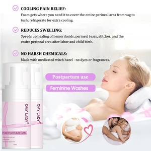 Mujer Cuidado posparto Bebé Nacimiento refrescante alivio del dolor hamamelis espuma de lavado antibacteriana - Product Image 6