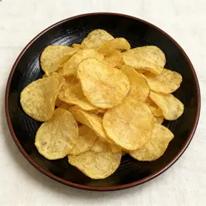 Chips <span class=keywords><strong>de</strong></span> pommes <span class=keywords><strong>de</strong></span> terre naturelles à tranches épaisses - Sans gluten, véganes, faibles en gras et sans additifs artificiels |   Emballage en vrac disponible - Product Image 3