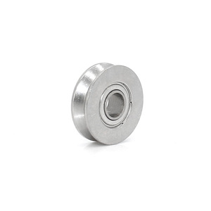 Factory Direct Miniature Non-Bearing SMR126ZZ Stainless Steel V-Type Belt <b>Pulleys</b> Non-Standard Metal Guide Wheels - Product Image 2