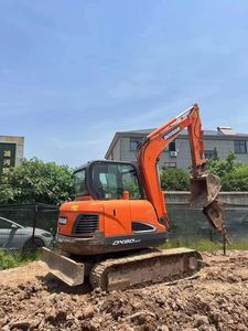 Excavatrice sur chenilles MINI d'occasion Doosan DX60-9c à haute efficacité, 6 tonnes, marque coréenne d'occasion, excavatrice Doosan, emballage EPR Allemagne - Product Image 3