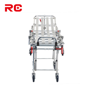 Gran oferta, cojín de espuma de aleación de aluminio duradero, equipo de ambulancia, camilla de cama con ruedas a la venta - Product Image 4