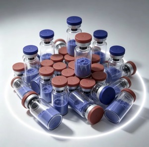 Poudre fine de cuivre bleu en vrac de Chine, 50 mg, 100 mg, matière première intermédiaire cosmétique - Product Image 1