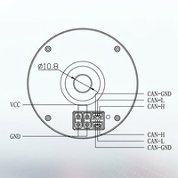 Module de joint de robot électrique à actionneur rotatif, moteur à engrenages harmoniques pour robot IA et robot humanoïde avec STO
