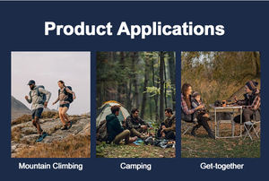 批发生存野营猎刀高硬度锋利3cr13钢刀片独特羽毛图案固定刀木柄 - Product Image 6