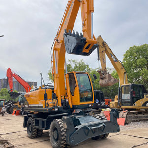 Gebruikte Graafmachine Originele Korea Hyundai 210W Wielgraafmachine 21 Ton R210 W Robex 210 Excavadora Band 210W-9 210W-9T 210-9 - Product Image 2