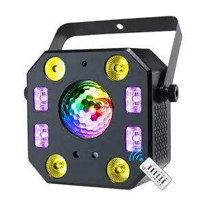 Stage Lighting 5 IN 1 LED UV Wash Ball Laser Strobe LED MINI Party Light