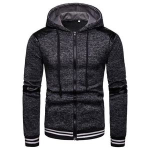 New Wholesale Casual Sport Color Block <b>Zipper</b> Long Sleeves <b>Hoodie</b> low Price <b>hoodie</b> for men - Product Image 6