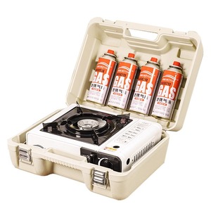 Estufa de Gas de hierro portátil para exteriores <span class=keywords><strong>Caska</strong></span>, cocina plegable para acampar, función magnética, nuevo juego completo, quemador de estufa de Metal Manual - Product Image 1