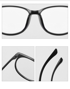 Marco <span class=keywords><strong>de</strong></span> gafas cuadradas negras, a la moda, bloques <span class=keywords><strong>de</strong></span> gafas <span class=keywords><strong>de</strong></span> luz azul, gafas <span class=keywords><strong>de</strong></span> PC brillantes, marcos <span class=keywords><strong>de</strong></span> gafas ópticas baratas - Product Image 6