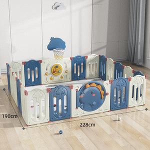 Productos para bebés Venta caliente 2024 <span class=keywords><strong>Corral</strong></span> para bebés Valla Puerta Patio de juegos Respetuoso con <span class=keywords><strong>el</strong></span> medio ambiente Plástico de lujo Pequeño columpio redondo para bebés <span class=keywords><strong>Corral</strong></span> - Product Image 2