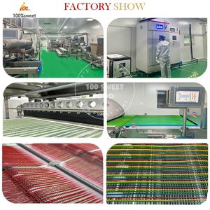 Fabricantes de confitería de China Venta al por mayor Halal Soft Bulk Sour Fruity Jelly Caramelos de goma y dulces Snacks - Product Image 5