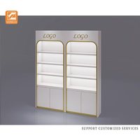 Schlanke moderne Brillen Vitrine für Sonnenbrillen LED-Beleuchtung Shop Innen dekor Möbel Arrangement für Geschäfte