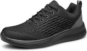 Мужские легкие дышащие кроссовки, удобная модная обувь для ходьбы и бега с сетчатой подкладкой - Product Image 4