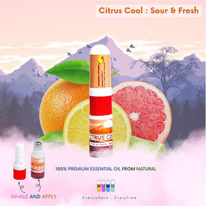 น้ำมันหอมระเหยอโรมาเธอราพีแบบ2-in-1สำหรับพ่นจมูกพลังงานสดชื่น - Product Image 4